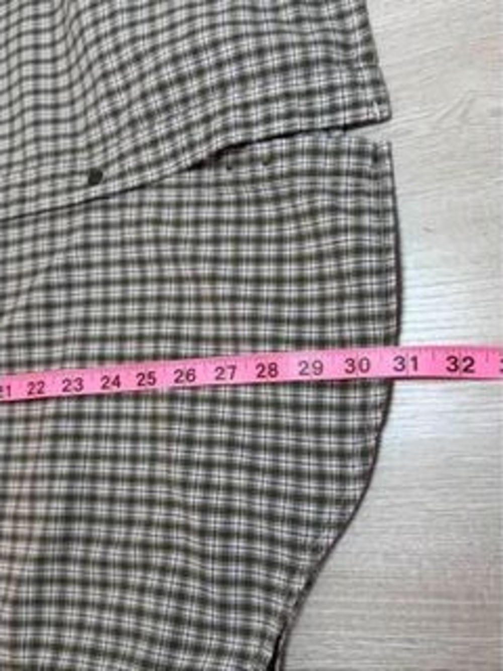 Gap Brown Men's Men's Plaid Button Down Shirt L - Picture 6 of 8